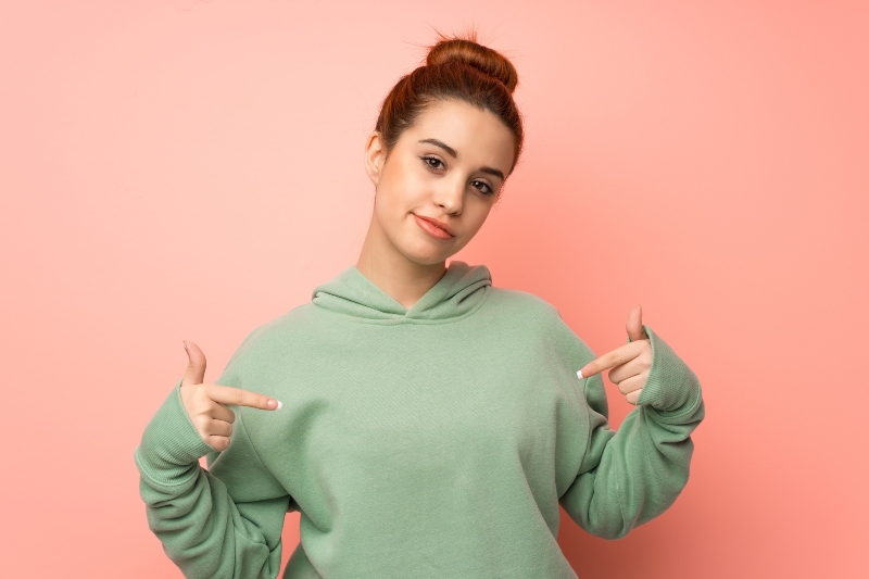 Kleidung aus Sweatstoff