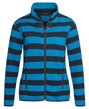 S5190 Stedman Active Striped Fleece Jacket for women