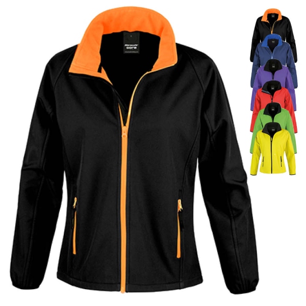 RT231F Result Core Ladies Printable Soft Shell Jacket Kleidung als Geschenk zu Weihnachten