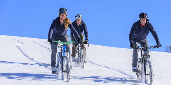 Radtour im Winter