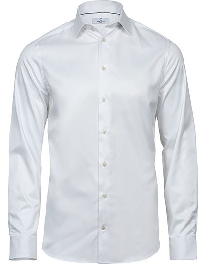 TJ4021 Tee Jays Luxury Shirt Slim Fit Weißes Hemd kombinieren
