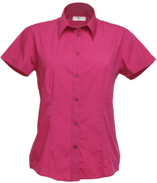 K728 Kustom Kit Women´s Workforce Poplin Shirt Short Sleeved