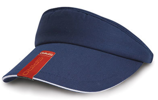 RH48 Result Headwear Herringbone Sun Visor Schildkappen