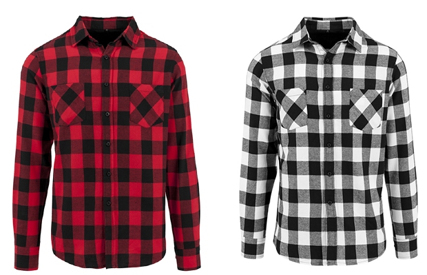 Build Your Brand Checked Flannel Shirt