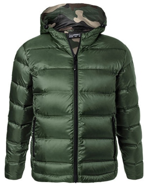 JN1152 James+Nicholson Mens Hooded Down Jacket