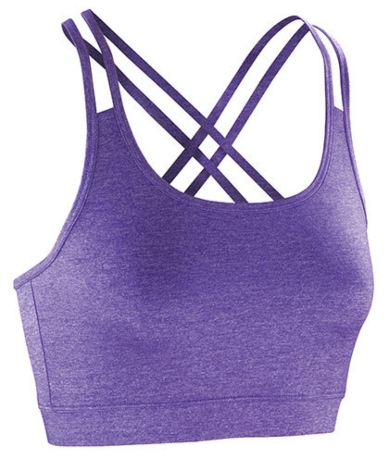 RT274F SPIRO Damen Fitness Sport-Crop-Top kurz