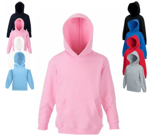 Fruit of the Loom Kids Kapuzen Sweat (Set-in Hooded)