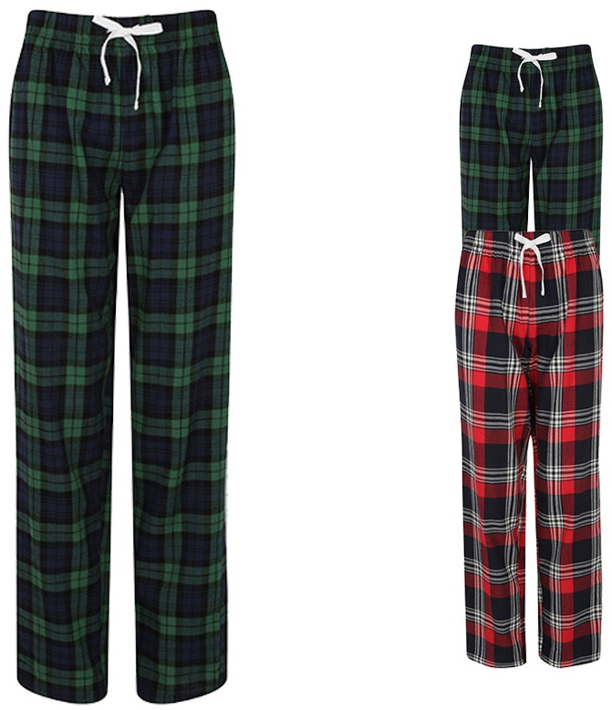 SF83 SF Women Womens Tartan Lounge Pants - Loungehosen