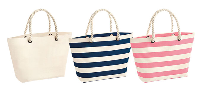 WM680 Westford Mill Nautical Beach Bag