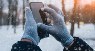 Touchscreen-Handschuhe im Winter