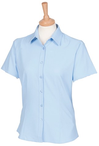 W596 Henbury Ladies Wicking Short Sl. Shirt