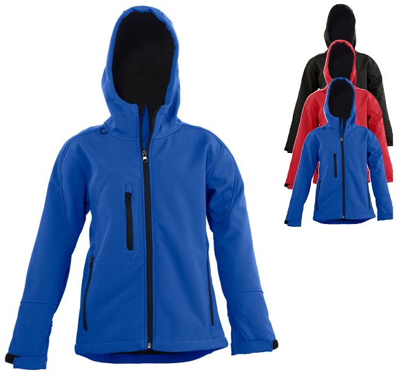 L848K SOL´S Kids Hooded Softshell Jacke Replay