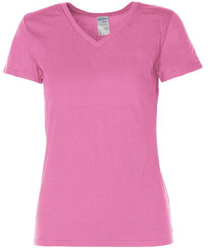 G4100VL Gildan Premium Cotton® Ladies` V-Neck T-Shirt