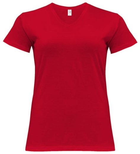 JHK604 JHK Curves T-Shirt V-Neck Lady