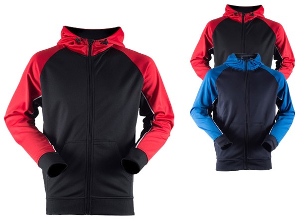 FH340 Finden+Hales Sport Kapuzenjacke Trainingsjacke