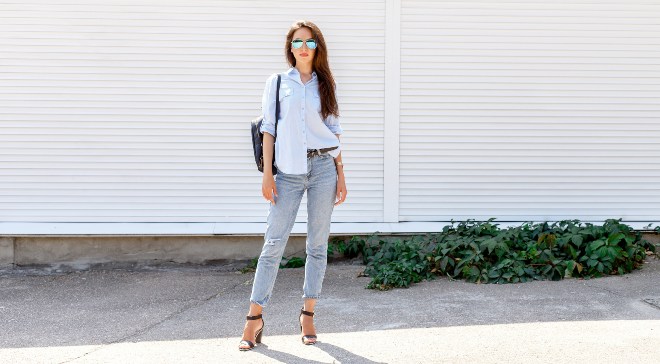 Cropped Jeans