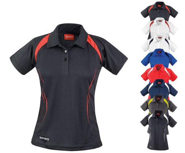 RT177F SPIRO Damen Team Spirit Poloshirt Sportshirt