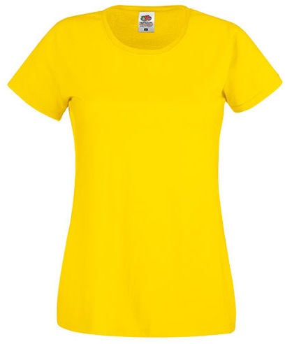 F111 Fruit of the Loom Original T-Shirt für Damen Original T