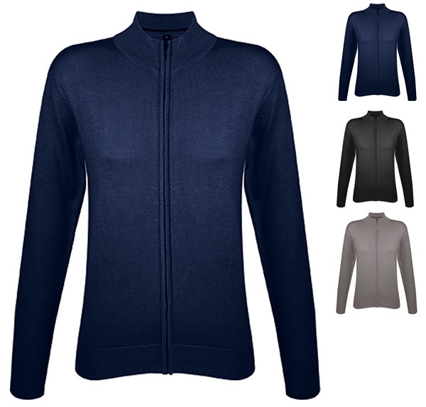 L414 SOL´S Strickjacke mit Reißverschluss Gordon Damen