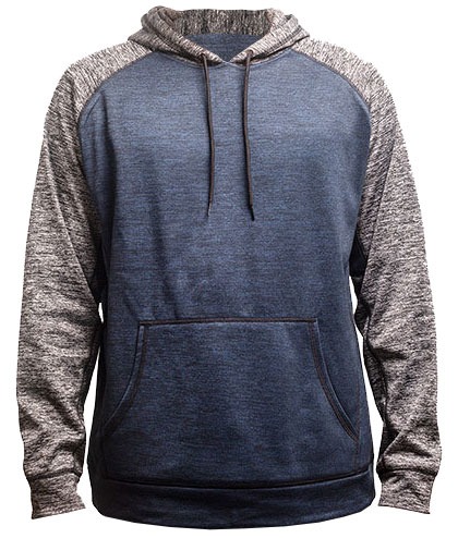 BU8670 Burnside Herren Sport Raglan Kapuzenpullover