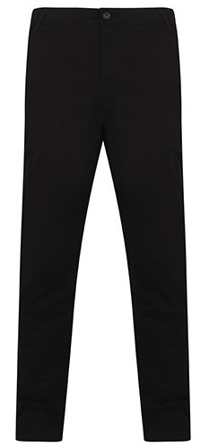 W650 Henbury Heren Stretch Chino Hose mit Flexbund