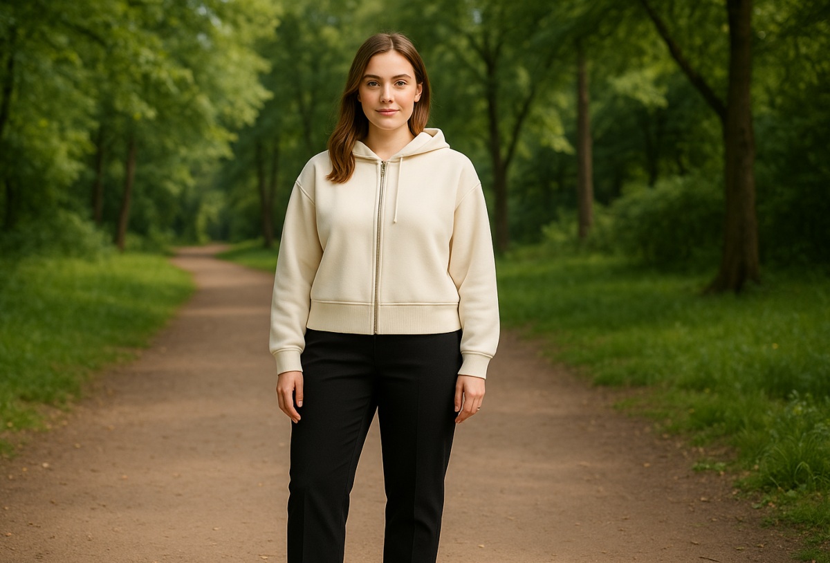 BY237 Build Your Brand Damen kurze Sweatjacke in Oversize-Passform