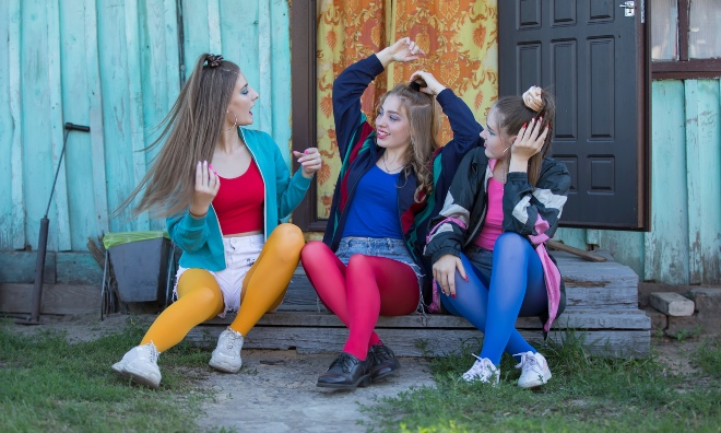 Junge-Frauen-1990er-Style