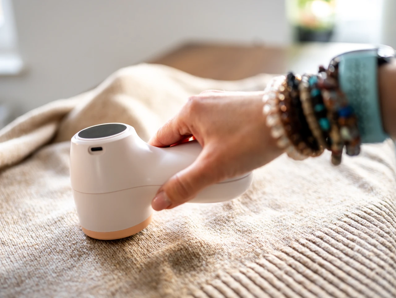 pilling mit fusselrasierer entfernen