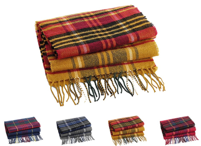 CB489 Beechfield Classic Check Scarf