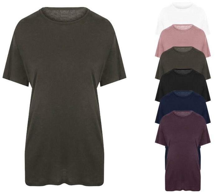 EA002 Ecologie DainTree Damen T-Shirt lang geschnitten