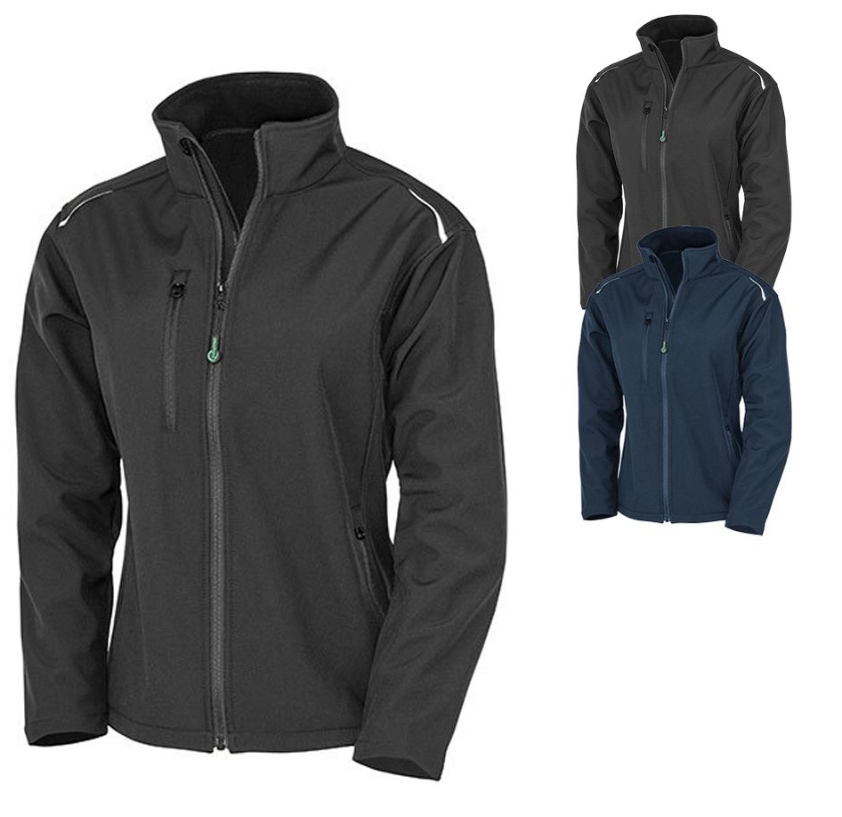 RT900F Result Genuine Recyled Damen Recycelt 3-lagige bedruckbare Softshelljacke