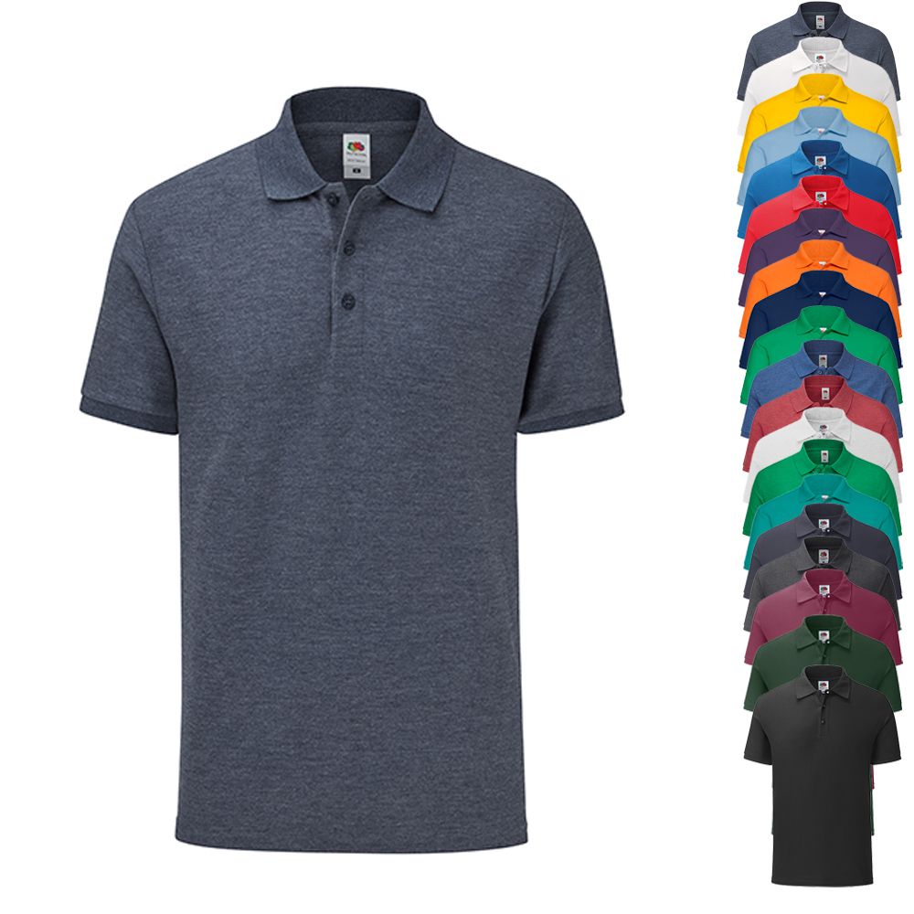 Fruit of the Loom Poloshirt Polo Kurzarm 65/35 Piqué 