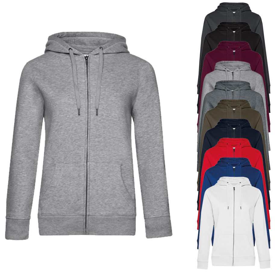 BCWW03Q B&C QUEEN Kapuzenjacke /Damen in verschiedenen Farben