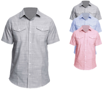 BU9247 Burnside Woven Texture Shirt