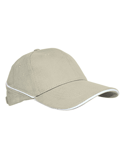 C616S L-merch Kappe mit weißen Streifen