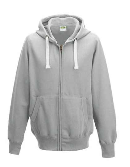 JH052 Just Hoods Kapuzenjacke mit weißer breiter Zugkordel an der Kapuze