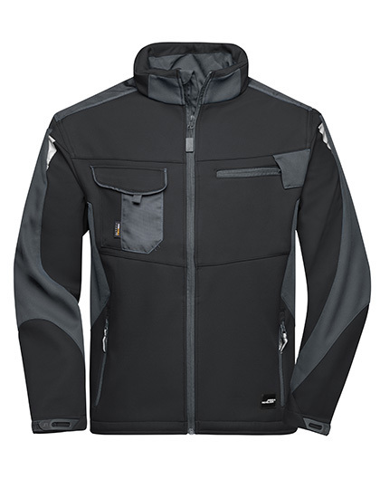 JN844 James+Nicholson Arbeitskleidung Softshelljacke -STRONG- JN844 James+Nicholson Arbeitskleidung Softshelljacke -STRONG-