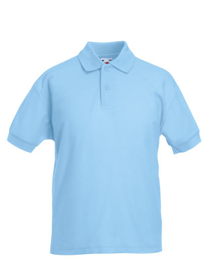 Fruit of the Loom Kinder Poloshirt Kurzarm 65/35