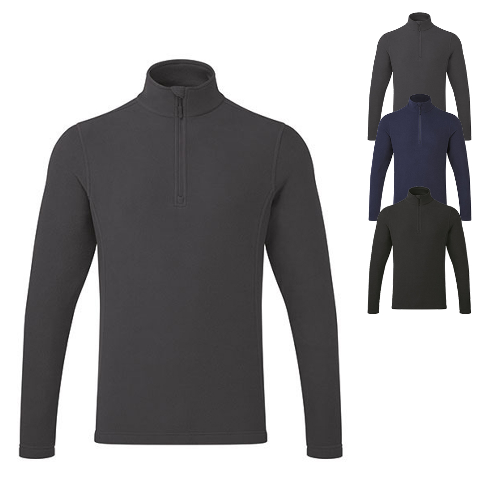 PW831 Premier Workwear Unisex ´Recyclight´ 1/4-Reißverschluss Microfleece Pullover