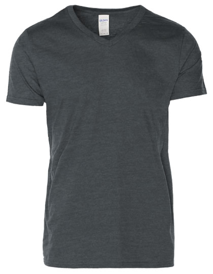 G64V00 Gildan T-Shirt mit V-Ausschnitt Softstyle®