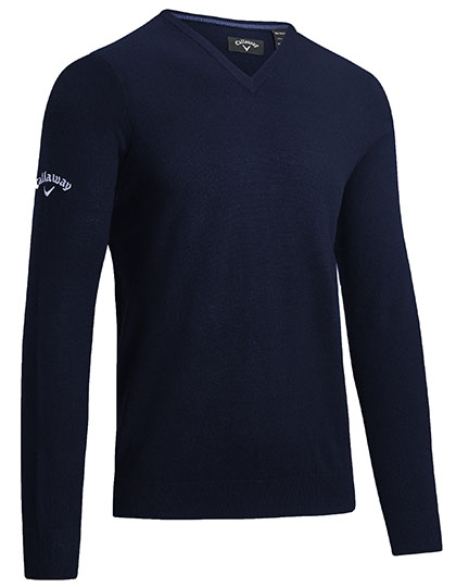 CW353 Callaway Herren V-Ausschnitt Merino Pullover