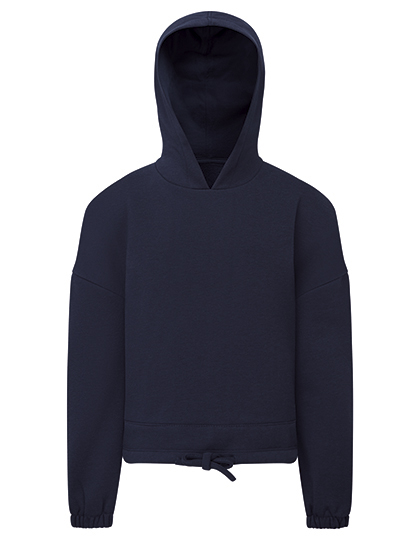 TR85B TriDri Kinder recyceltes kurzes Kapuzen Sweatshirt in Übergröße