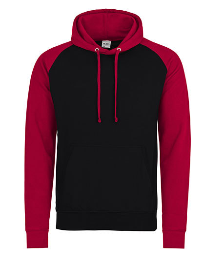 JH009 Just Hoods Kapuzenpullover Baseball-Stil