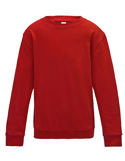 JH030K Just Hoods Kinder Pullover Sweatshirt mit Rundhalsausschnitt