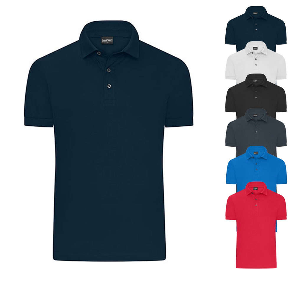 JN1300 James&Nicholson Herren Polo Poloshirt Mercerisiert