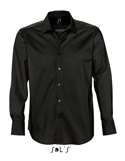 L633 SOL´S Herren Stretch-Langarmhemd Brighton