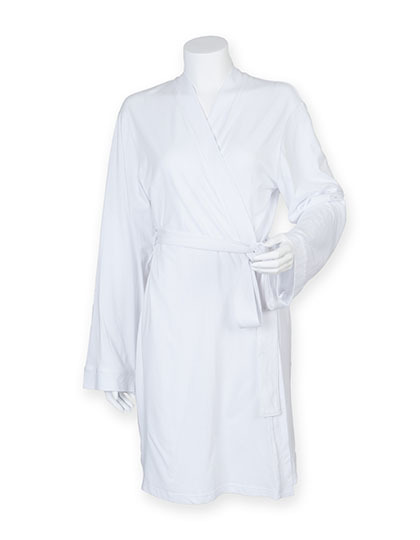 TC50 Towel City Knielanger Damen-Bademantel im Kimono-Stil