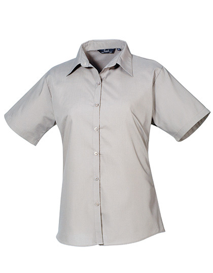 PW302 Premier Workwear Damen Poplin kurzarm Bluse (Damenbluse/Kurzarm)