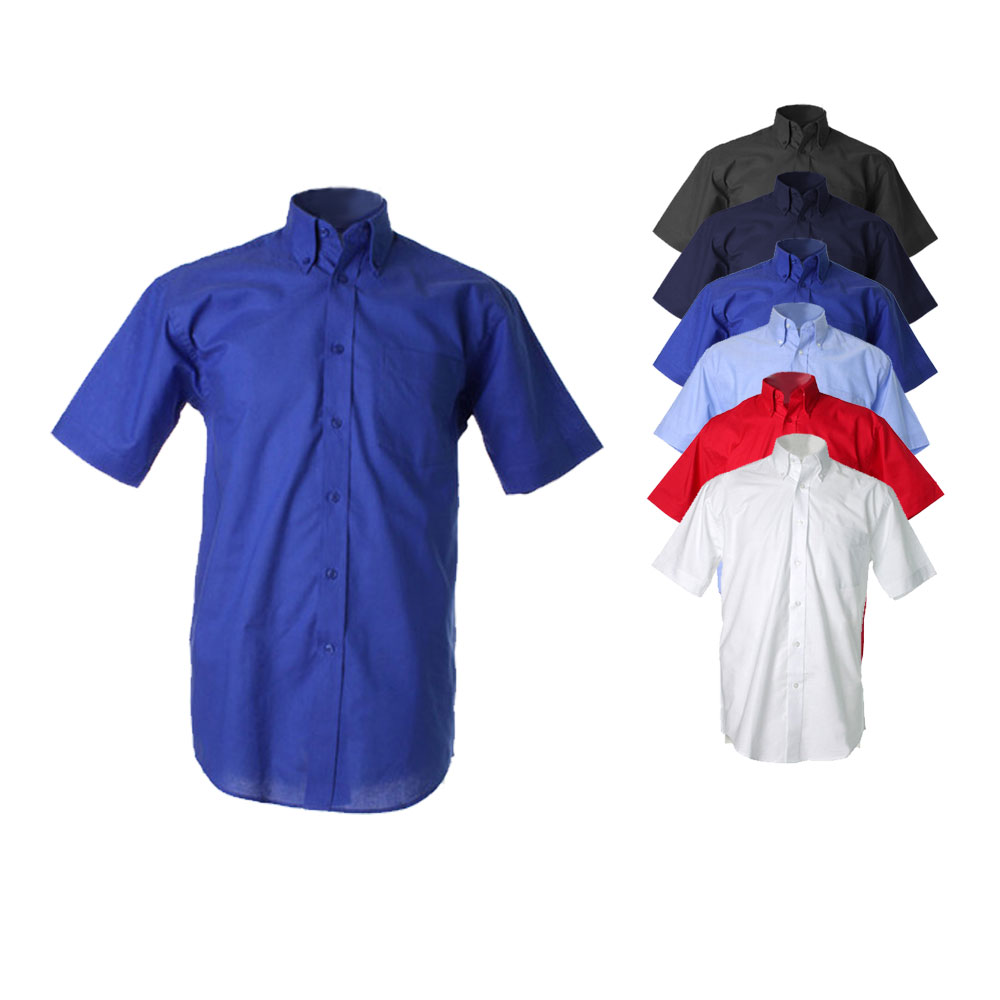K350 Kustom Kit Hemd Kurzarm Oxford Shirt