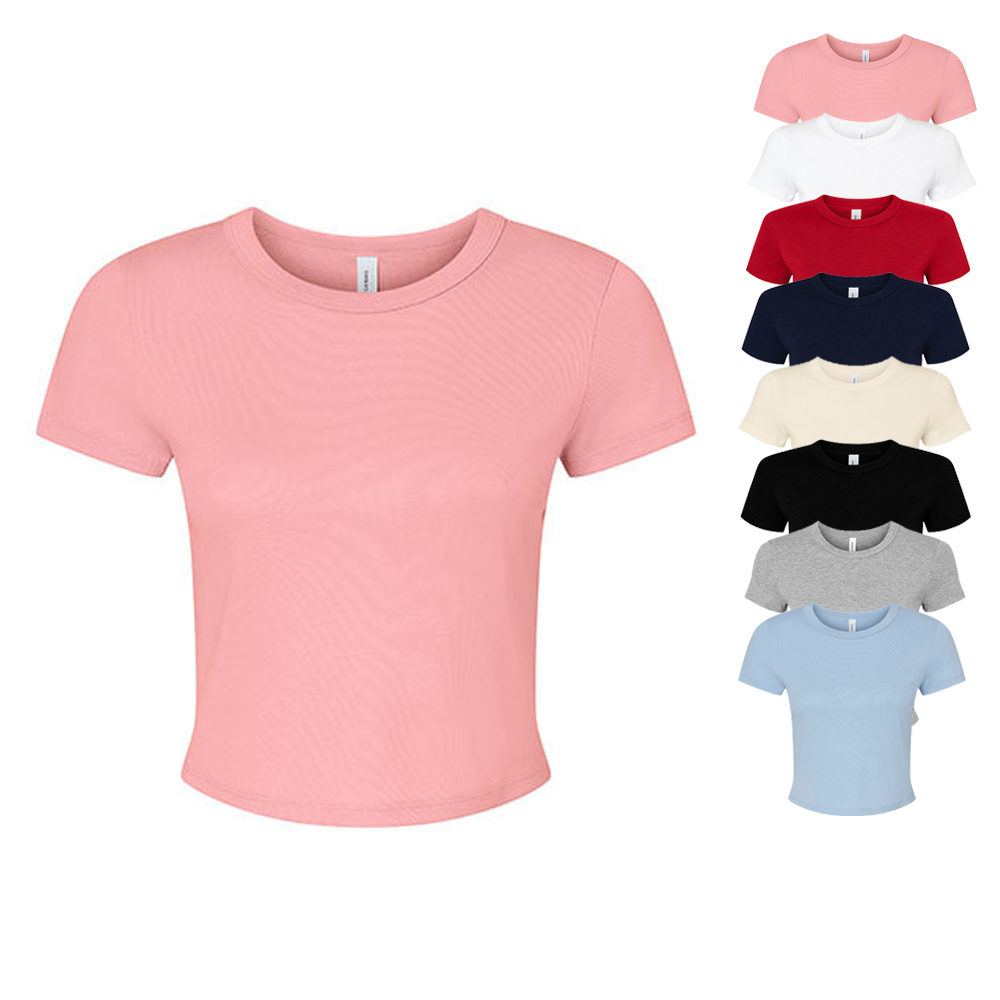 BL1010 Bella Damen T-Shirt bauchfrei Ripp